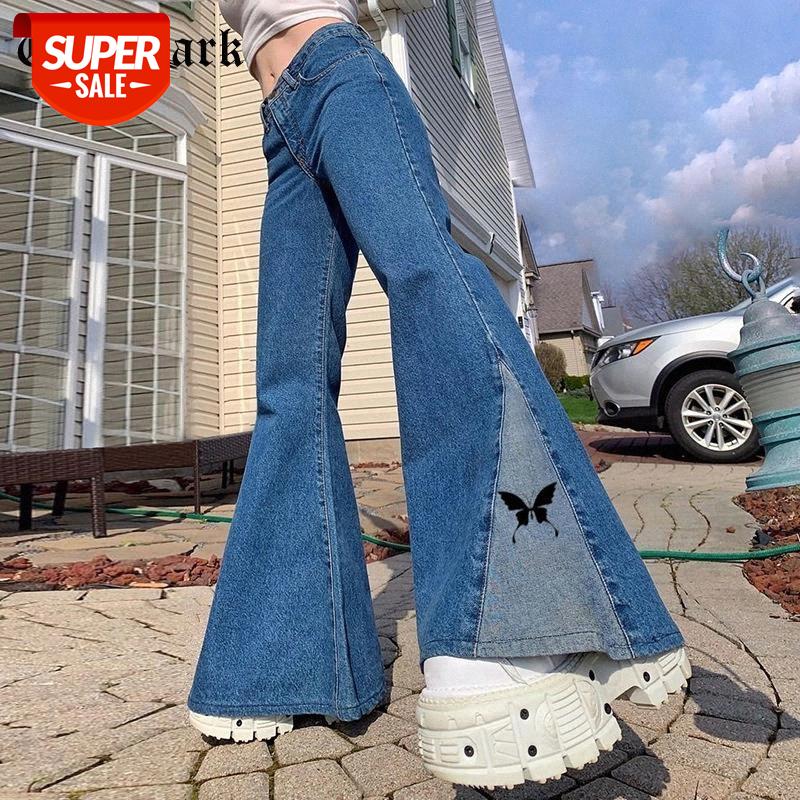 Goth Dark Y2k Aesthetic Gothic Flare Jeans E-Girl Skinny High Waist Patchwork Trousers Women Streetwear Butterfly Print Pants #fe7D, Black;white
Goth Dark Y2k Aesthetic Gothic Flare Jeans E-Girl Skinny High Waist Patchwork Trousers Women Streetwear Butterfly Print Pants #fe7D, Black;white