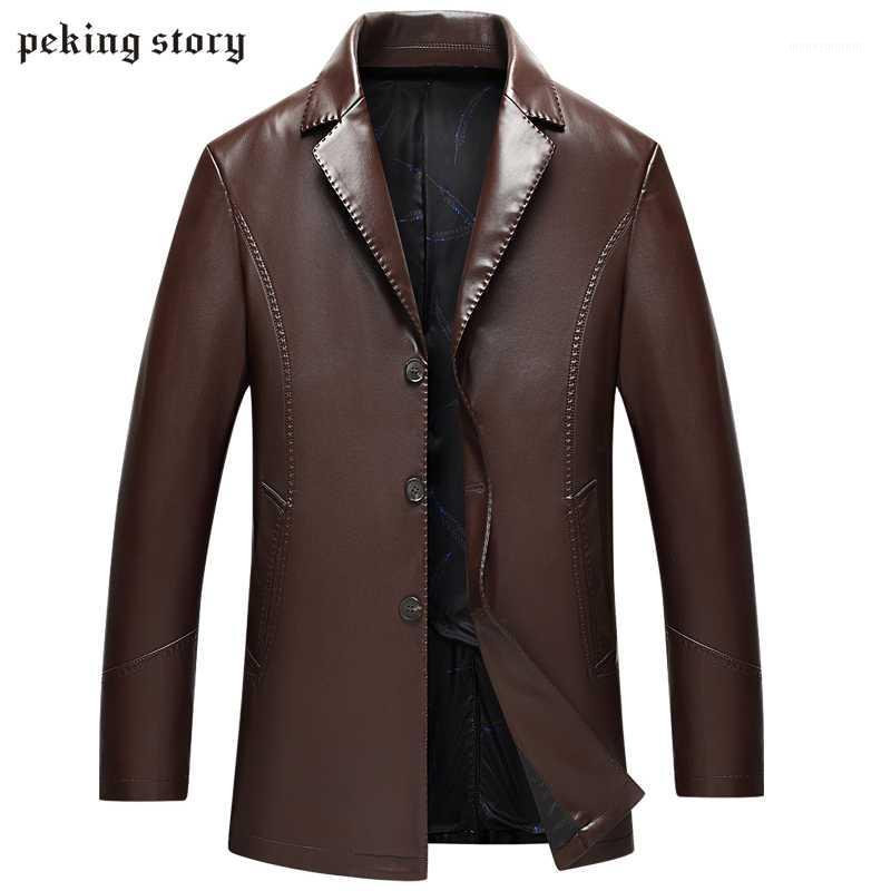 Peking Story Male Autumn Winter Big Size XXXL XXXXL PU Jackets Men's Faux Leather Jackets 50% Off Men Black Brown Faux Leather1
Peking Story Male Autumn Winter Big Size XXXL XXXXL PU Jackets Men's Faux Leather Jackets 50% Off Men Black Brown Faux Leather1