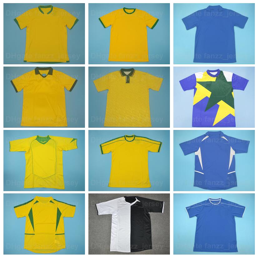 Retro Brazils Vintage BEBETO Soccer Jerseys 1957 1985 1991 1994 RONALDINHO ZICO DUNGA KAKA CARLOS FRED DROGBA RIVALDO Football Shirt Kits National Team 2000 2004
Retro Brazils Vintage BEBETO Soccer Jerseys 1957 1985 1991 1994 RONALDINHO ZICO DUNGA KAKA CARLOS FRED DROGBA RIVALDO Football Shirt Kits National Team 2000 2004