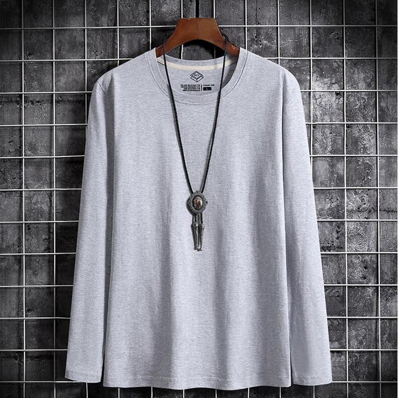 2020 Spring Autumn 100% Cotton Solid Color O-Neck Long-Sleeved T-Shirt Men' Plus Size 6XL Casual Brand Top Tees Male, Black
2020 Spring Autumn 100% Cotton Solid Color O-Neck Long-Sleeved T-Shirt Men' Plus Size 6XL Casual Brand Top Tees Male, Black