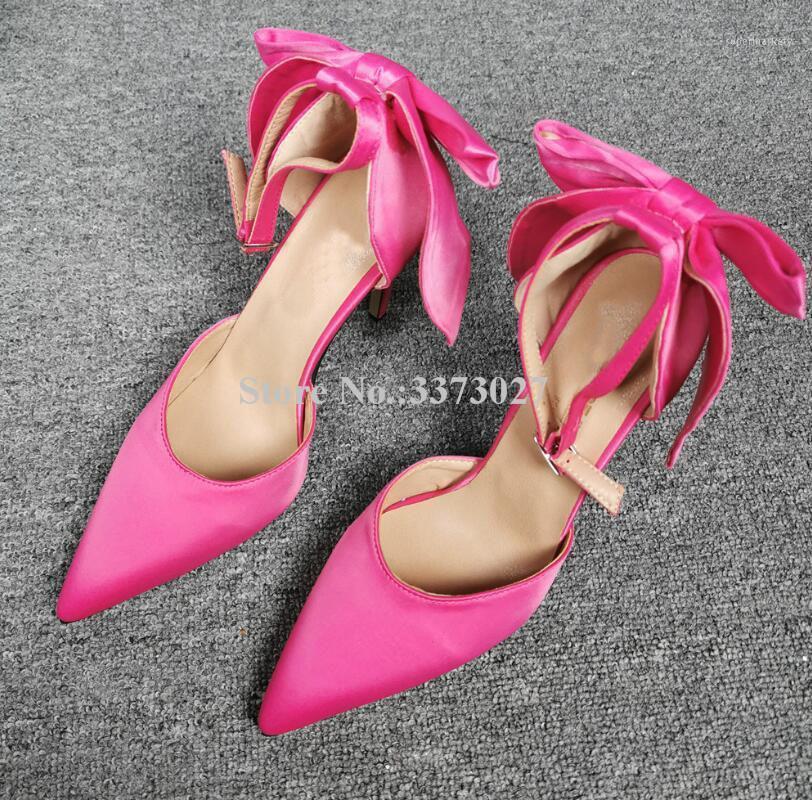 Rose Red Satin Bowtie Pumps Shoes Fashion Women Pointed Toe Stiletto Heel Butterfly-knot Wedding Shoes Lady Single1, Rosy red
Rose Red Satin Bowtie Pumps Shoes Fashion Women Pointed Toe Stiletto Heel Butterfly-knot Wedding Shoes Lady Single1, Rosy red