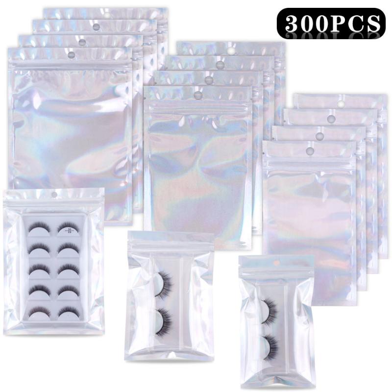 50/100/200/300Pcs Eyelash Packaging Boxes Idea Holographic Laser Zip Lock Bag Wholesale Lash Package Box Eye Lash Packaging Bags
50/100/200/300Pcs Eyelash Packaging Boxes Idea Holographic Laser Zip Lock Bag Wholesale Lash Package Box Eye Lash Packaging Bags