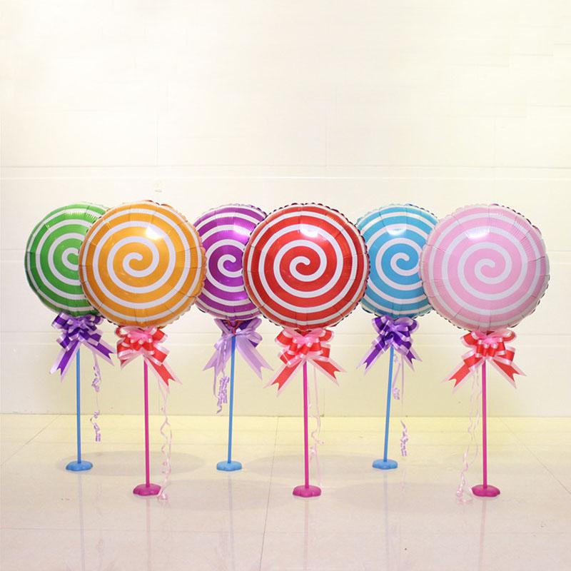 1 set 6 colors for choose Lollipop Foil Balloons Table Column Balloon Birthday Party Decorations Wedding Event Party Supplies
1 set 6 colors for choose Lollipop Foil Balloons Table Column Balloon Birthday Party Decorations Wedding Event Party Supplies