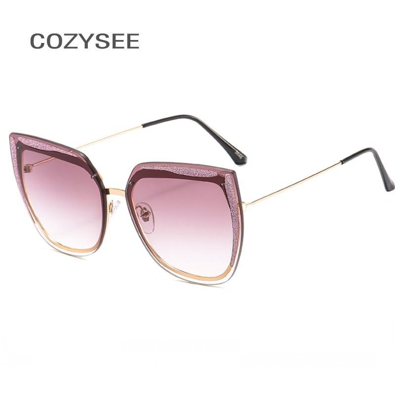 Sunglasses Cat Eye Women Brand Design Metal Frame Mirror Sun Glasses Vintage Rimless Gradient For Female UV400
Sunglasses Cat Eye Women Brand Design Metal Frame Mirror Sun Glasses Vintage Rimless Gradient For Female UV400