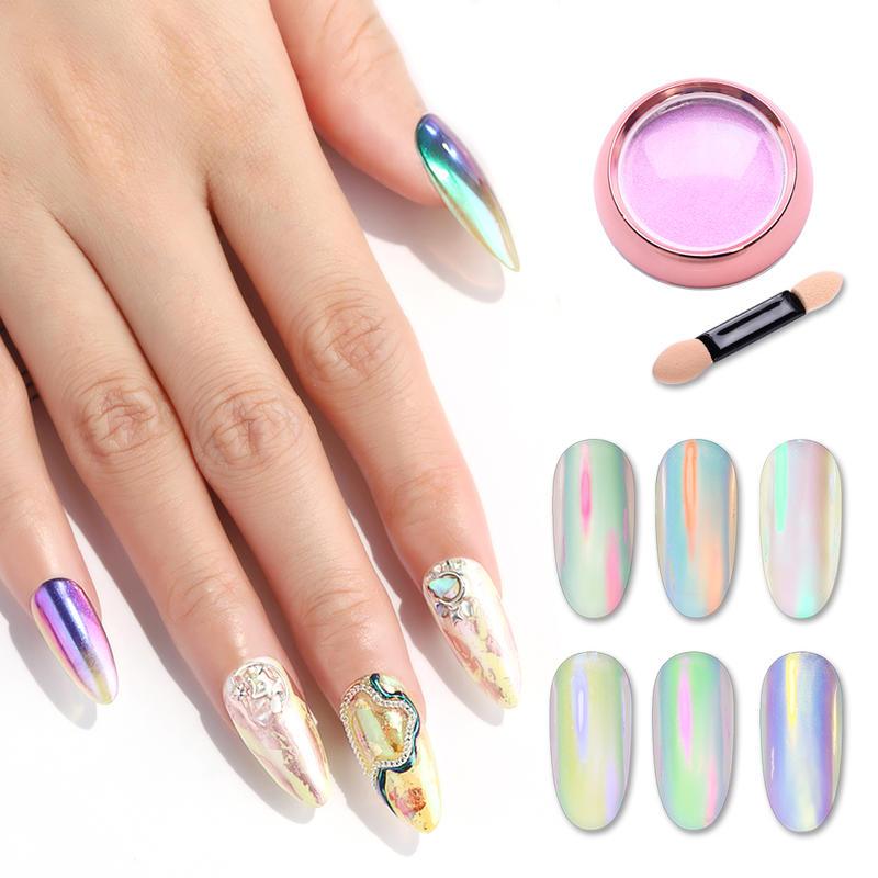 1g Mermaid Pearl Powder Mirror Mermaid Effect Nail Art Glitter Powder Shell Shimmer Chrome Dust Nail Art Decorations
1g Mermaid Pearl Powder Mirror Mermaid Effect Nail Art Glitter Powder Shell Shimmer Chrome Dust Nail Art Decorations