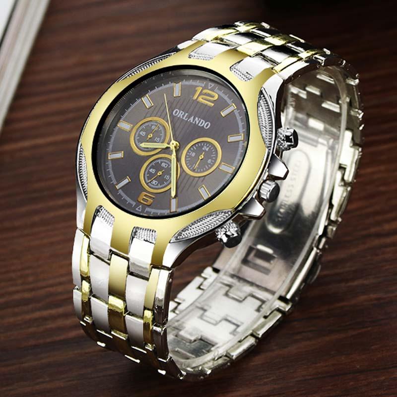 Wristwatches Orlando Men Watches Fashion Business Stainless Steel Mens Relogio Masculino Reloj Hombre 2022, Slivery;brown
Wristwatches Orlando Men Watches Fashion Business Stainless Steel Mens Relogio Masculino Reloj Hombre 2022, Slivery;brown