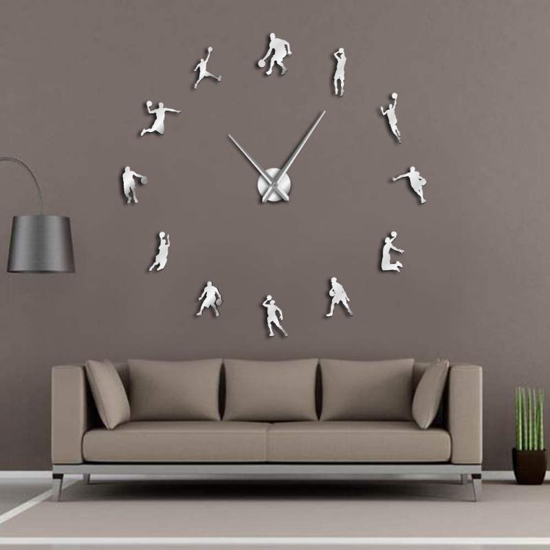 EVA Watch Basketball Players DIY Large Wall Clock Basketball Slam Kid Room Wall Decor Giant Watch Gifts
EVA Watch Basketball Players DIY Large Wall Clock Basketball Slam Kid Room Wall Decor Giant Watch Gifts