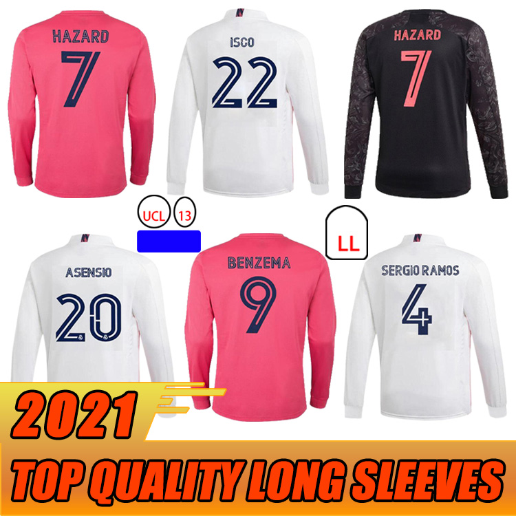 Long sleeve REAL jerseys 20 21 soccer jersey HAZARD SERGIO RAMOS BENZEMA VINICIUS ISCO JAMES camiseta football shirt uniforms men, Black;yellow
Long sleeve REAL jerseys 20 21 soccer jersey HAZARD SERGIO RAMOS BENZEMA VINICIUS ISCO JAMES camiseta football shirt uniforms men, Black;yellow
