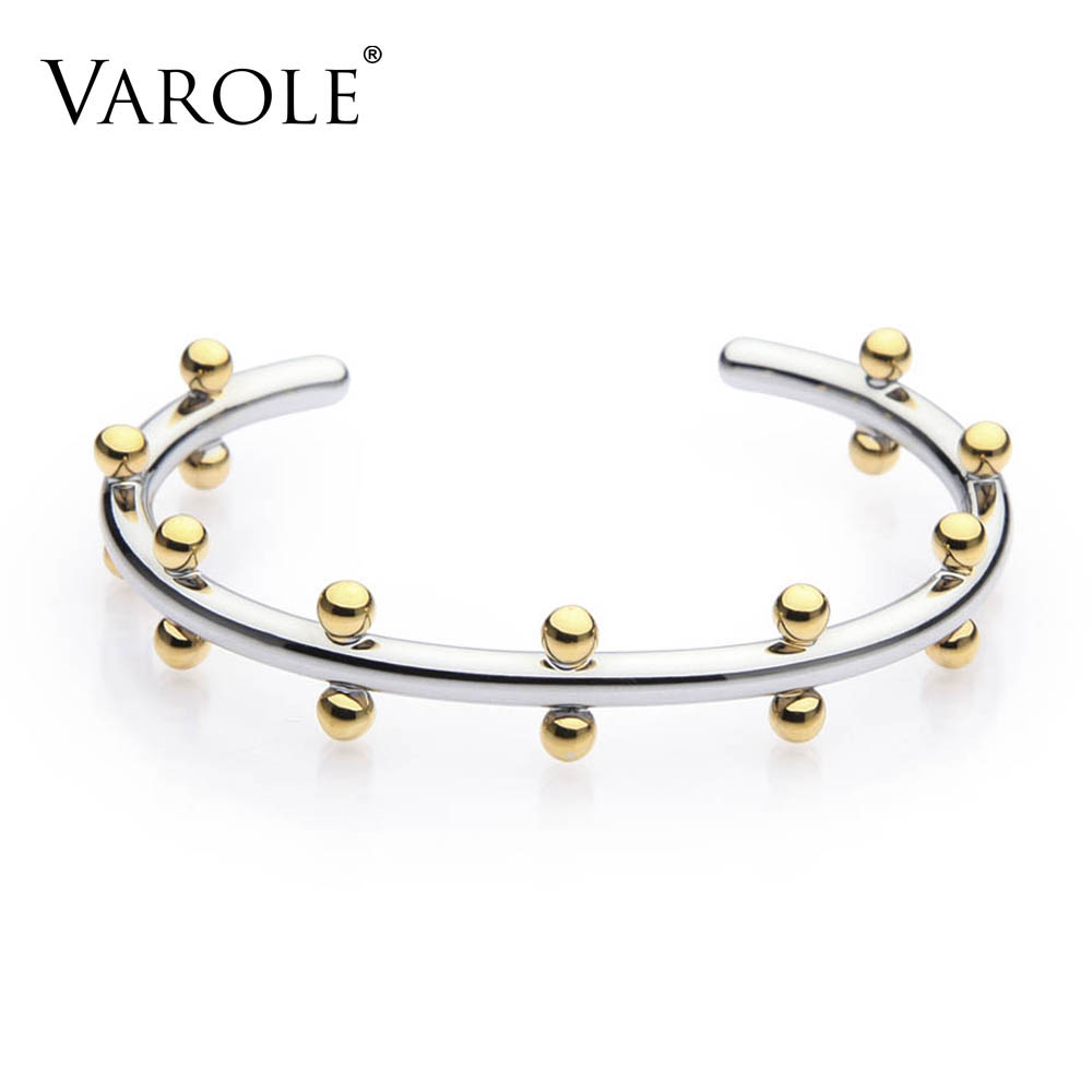 VAROLE Noeud Armband Gold Color Bracelet Manchette Bangles Metal Beads Cuff Bracelets & Bangle For Women Jewelry Pulseiras
VAROLE Noeud Armband Gold Color Bracelet Manchette Bangles Metal Beads Cuff Bracelets & Bangle For Women Jewelry Pulseiras