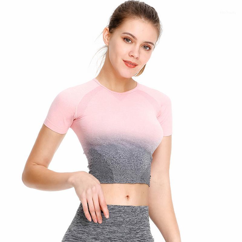 Gym Women' Sports Shirts Quick Dry Running Shirt Sleeve Fitness Clothes T Shirts And Sport Seamless Gradient Top Woman1, Red
Gym Women' Sports Shirts Quick Dry Running Shirt Sleeve Fitness Clothes T Shirts And Sport Seamless Gradient Top Woman1, Red