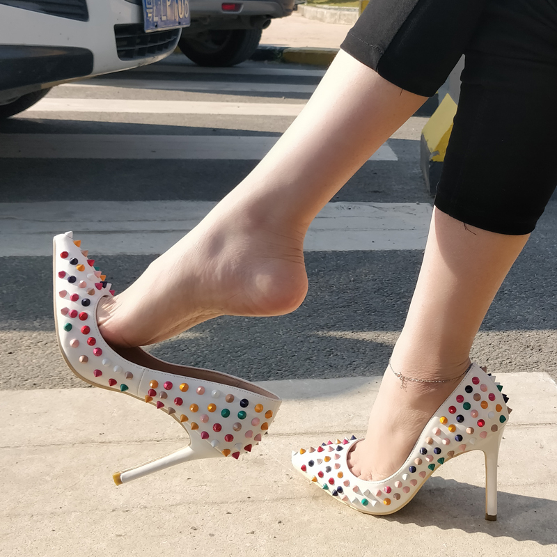 Free Delivery the of Fashion Women Casual Bombs Multi Colored Designer Spikes Pumps Point Toe High Heels 10 8 Cm 6tjx, 39
Free Delivery the of Fashion Women Casual Bombs Multi Colored Designer Spikes Pumps Point Toe High Heels 10 8 Cm 6tjx, 39