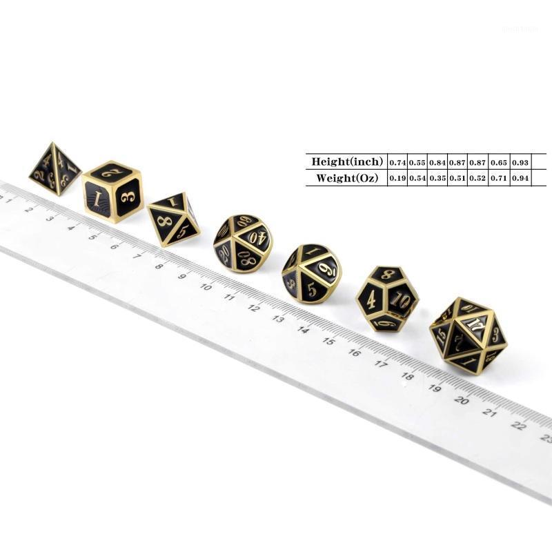 7 PCS hammer Style Metal Dice Metallic DND Game D&D Dice with Free Metal Case 094C1
7 PCS hammer Style Metal Dice Metallic DND Game D&D Dice with Free Metal Case 094C1