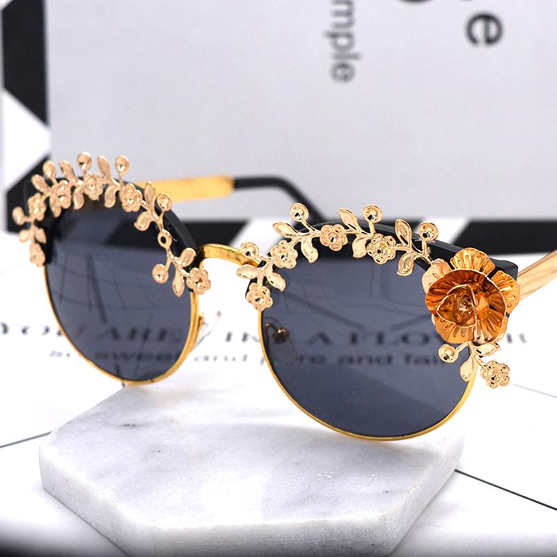 SOL DE ORO Women Polarized Glasses Fashion Sunglasses Golden Roses Carved Sunglasses Trend Retro Glasses
SOL DE ORO Women Polarized Glasses Fashion Sunglasses Golden Roses Carved Sunglasses Trend Retro Glasses