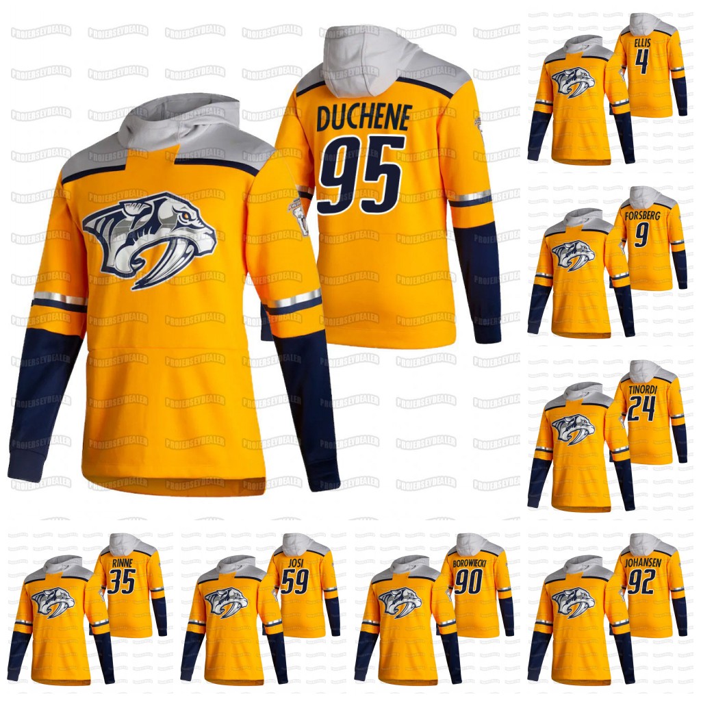 Nashville Predators 2021 Reverse Retro Matt Duchene Pekka Rinne Roman Josi Forsberg Ingram Granlund Boyle Arvidsson Johansen Hoodie Jersey, Womens s-2xl
Nashville Predators 2021 Reverse Retro Matt Duchene Pekka Rinne Roman Josi Forsberg Ingram Granlund Boyle Arvidsson Johansen Hoodie Jersey, Womens s-2xl