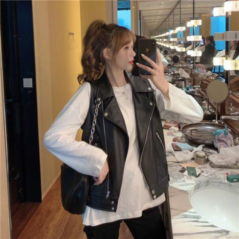 2021 New plutonium vests of the fine occasional fine-tuning black leather vest for women y197 J32B, Heise
2021 New plutonium vests of the fine occasional fine-tuning black leather vest for women y197 J32B, Heise