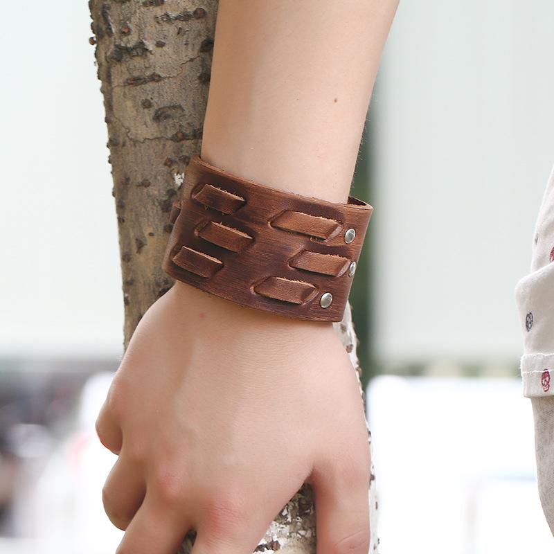 Tennis Retro Braided Wrap Leather Bracelets Men Jewelry Vintage Brown Wide Adjustable Buckle Wristband Women Gifts
Tennis Retro Braided Wrap Leather Bracelets Men Jewelry Vintage Brown Wide Adjustable Buckle Wristband Women Gifts