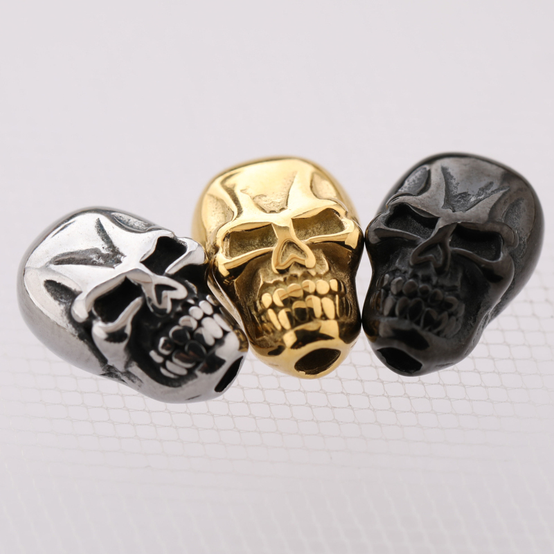 New Fashion Jewelry Making Gold/Silver/Black Plated Metal Skull Charms with Hole
New Fashion Jewelry Making Gold/Silver/Black Plated Metal Skull Charms with Hole