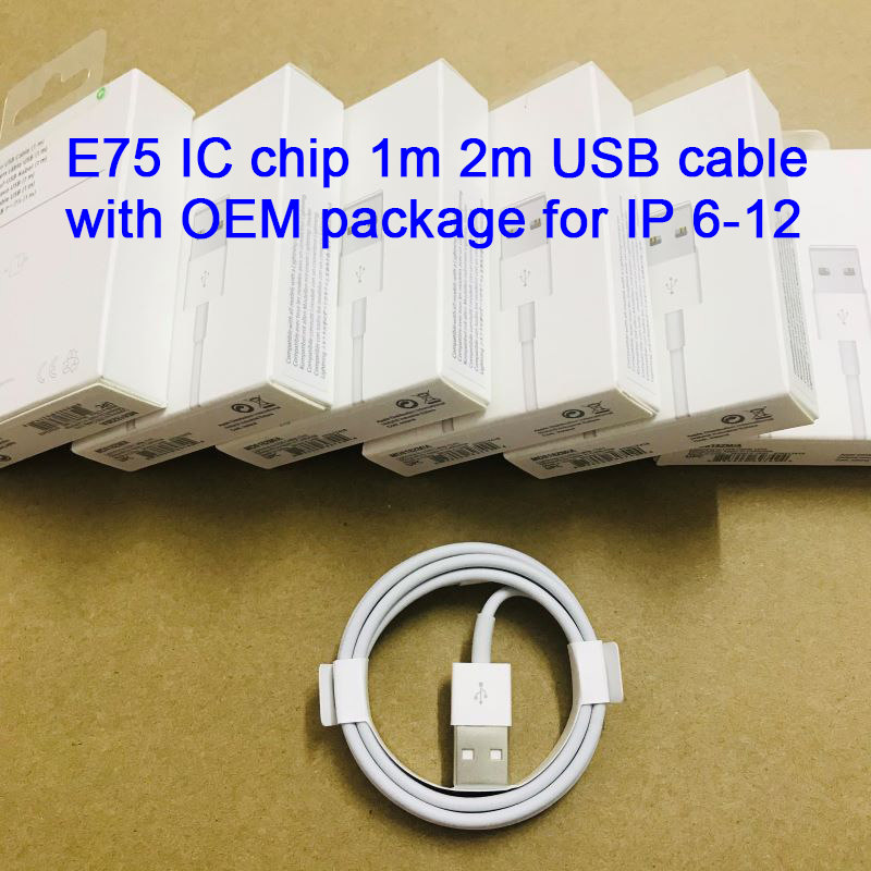 8 generations original wire material E75 IC chip cables with OEM package for 6-12 Pro Max mini USB Data cable Charging Cords
8 generations original wire material E75 IC chip cables with OEM package for 6-12 Pro Max mini USB Data cable Charging Cords