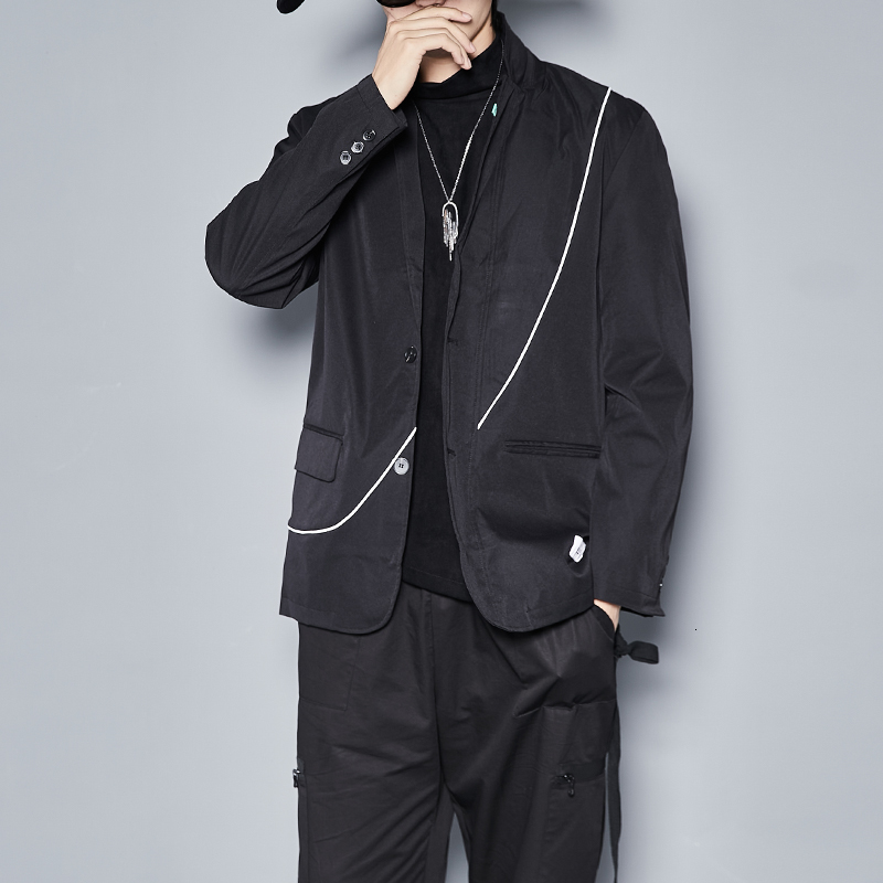 2021 New Autumn Reflexive Fashion Casual Tailoring Blazer Loose Male Female Neutral Jacket 07BX, Black.
2021 New Autumn Reflexive Fashion Casual Tailoring Blazer Loose Male Female Neutral Jacket 07BX, Black.