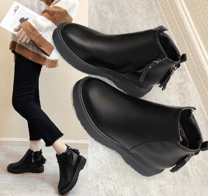 women fashion Breathable elegant pu warm boots shose cancise pumps winter Soft and comfortable wedges women casual boots, Black
women fashion Breathable elegant pu warm boots shose cancise pumps winter Soft and comfortable wedges women casual boots, Black