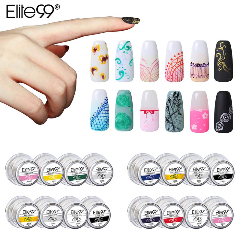 Elite99 4Pieces/Lot Gel Lacquer 8g Pure Colors Soak Off UV LED Gel Manicure French Polish Nail Painting Color DIY Nail Art, N-e99-chj-c002
Elite99 4Pieces/Lot Gel Lacquer 8g Pure Colors Soak Off UV LED Gel Manicure French Polish Nail Painting Color DIY Nail Art, N-e99-chj-c002