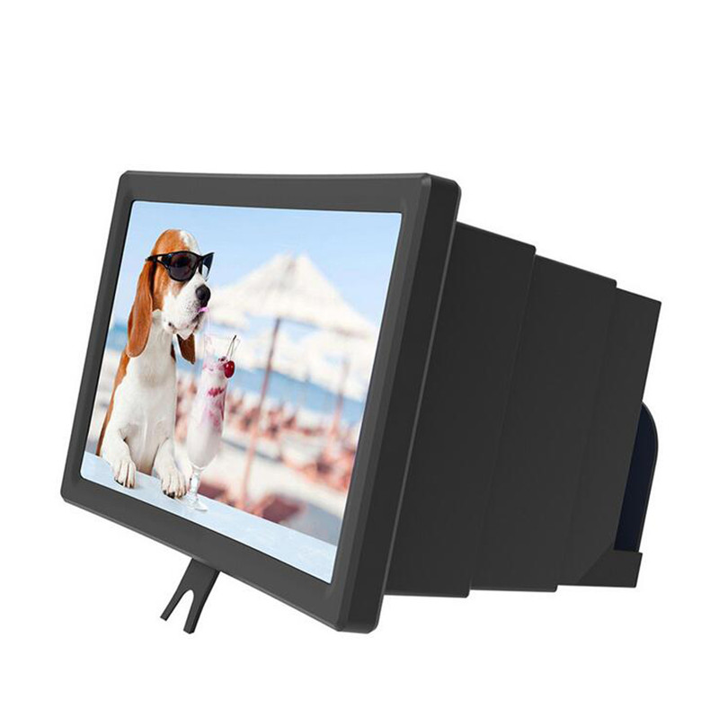 12in Mobile phone display enlarger 3D HD Phone Screen Magnifier Smartphone Desktop Bracket Retractable videos movies Amplifier ant