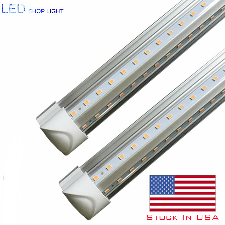 8Ft Led Shop Lights ,8 feet Cooler Door Freezer LED Lighting Fixture ,4 Row 144W 14400 lm ,Clear Cover V Shape Fluorescent Led Tubes Lights
8Ft Led Shop Lights ,8 feet Cooler Door Freezer LED Lighting Fixture ,4 Row 144W 14400 lm ,Clear Cover V Shape Fluorescent Led Tubes Lights
