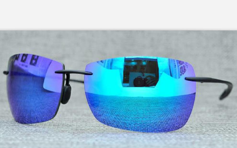 New Men Women 423 Sunglasses High Quality Polarized Rimless Lens Very good Sports Driving Sunglass With Case
New Men Women 423 Sunglasses High Quality Polarized Rimless Lens Very good Sports Driving Sunglass With Case