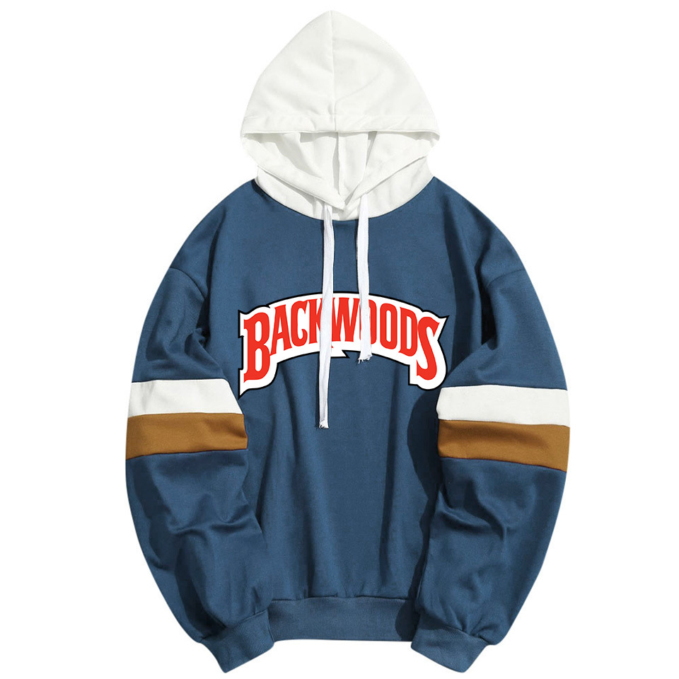 New Backwoods Letters Print Men Women Hoodies Hooded Sweatshirt Hoody Streetwear Patchwork Pullover Dropship Custom Clothing C1117