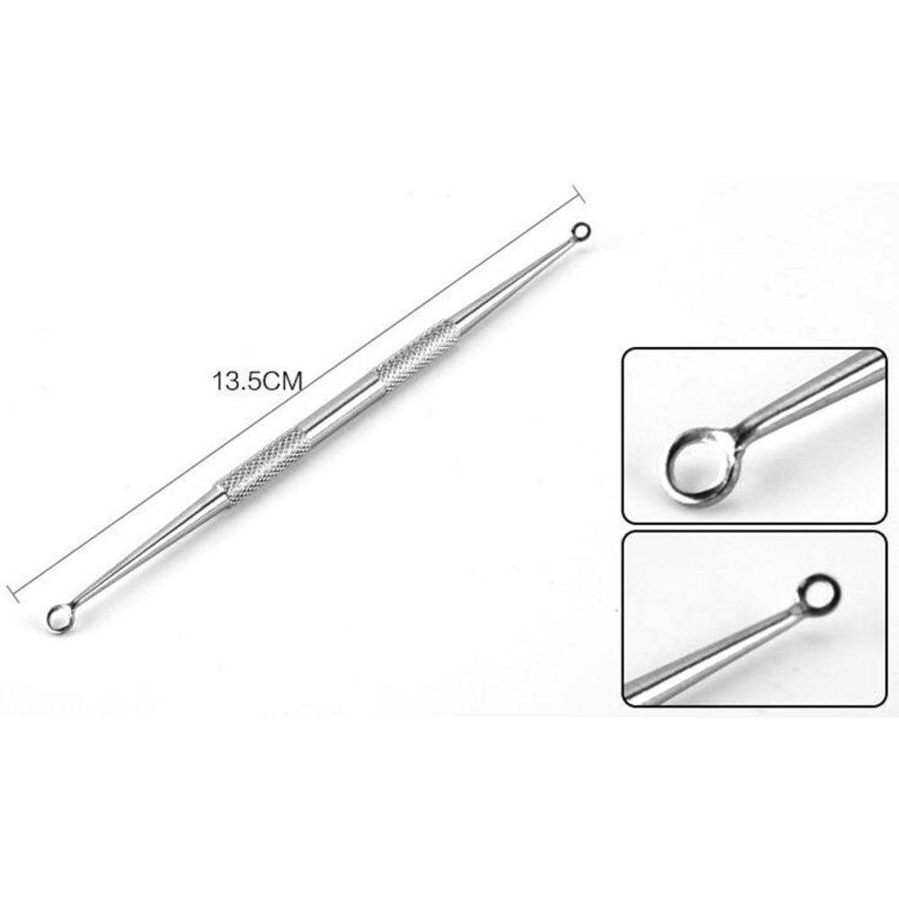 Stainless Steel Blackhead Needle Comedone Acne Blemish Extractor Remover Pimple Pin Cosmetic Health Beauty Needle Aguja De Acero Inoxidable Para Punto
