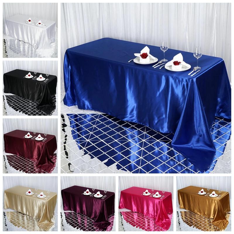 21 Solid Color Rectangular Satin Tablecloth Table Cover Dining for Wedding Party Banquet Decoration Christmas Table Cloth, White
21 Solid Color Rectangular Satin Tablecloth Table Cover Dining for Wedding Party Banquet Decoration Christmas Table Cloth, White