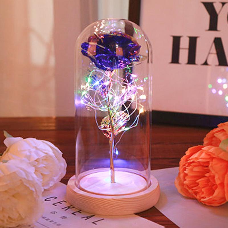 2020 LED Enchanted Galaxy Rose Eternal 24K Gold Foil Flower With Fairy String Lights In Dome For Christmas Valentine's Day Gift
2020 LED Enchanted Galaxy Rose Eternal 24K Gold Foil Flower With Fairy String Lights In Dome For Christmas Valentine's Day Gift