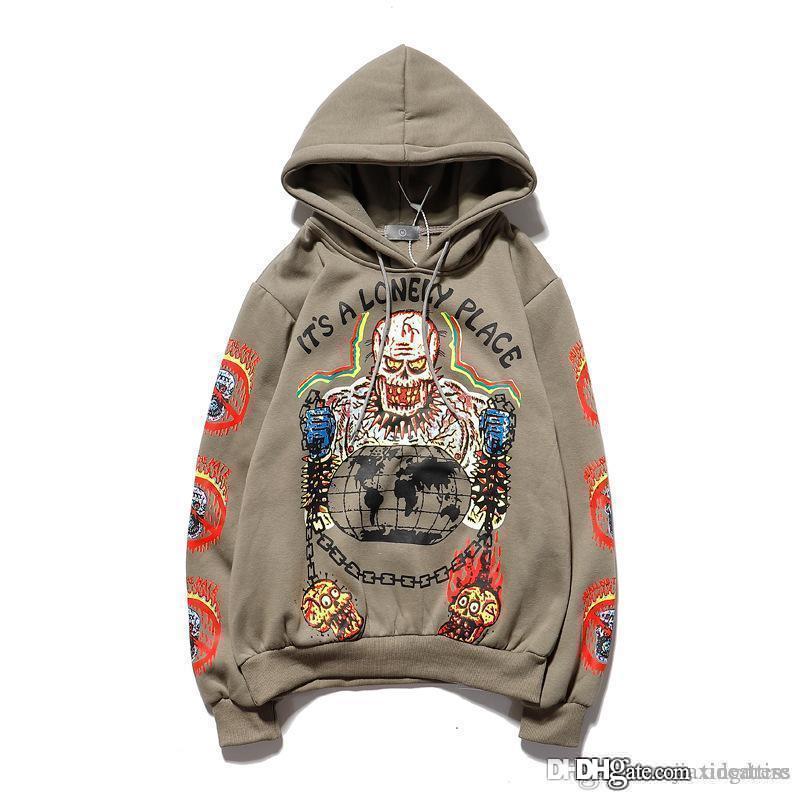 New Street Fashion Mens Designer Hoodies long sleeved pullover supply kanye album with skull palace hoodie hip hop graffiti hooded sweater, Black
New Street Fashion Mens Designer Hoodies long sleeved pullover supply kanye album with skull palace hoodie hip hop graffiti hooded sweater, Black