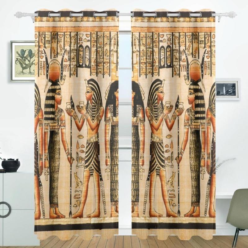 Vintage Egypt Art Curtains Drapes Panels Darkening Blackout Grommet Room Divider for Patio Window Sliding Glass Door1, As pic
Vintage Egypt Art Curtains Drapes Panels Darkening Blackout Grommet Room Divider for Patio Window Sliding Glass Door1, As pic