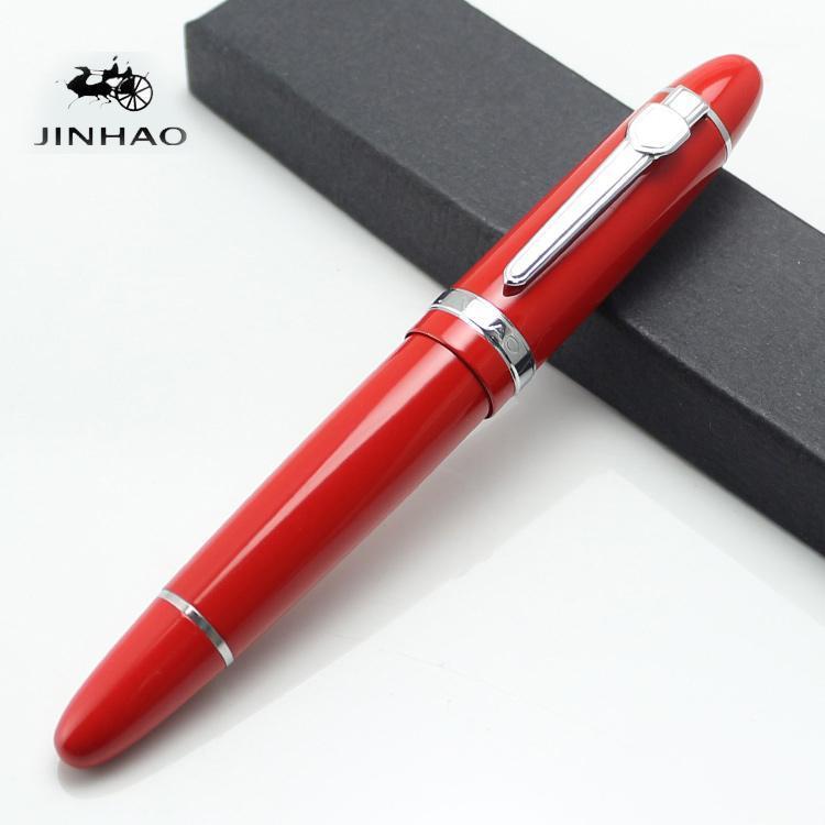JINHAO 159 Top Fashion brand Boligrafos red Caneta Material Escolar High Quality Gloss RollerBall Pen Star Twist #1591, 163 gold rollerball
JINHAO 159 Top Fashion brand Boligrafos red Caneta Material Escolar High Quality Gloss RollerBall Pen Star Twist #1591, 163 gold rollerball