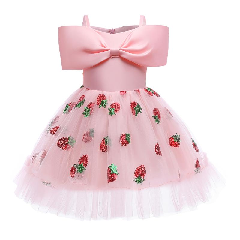 Girl's Dresses Sling Strapless Dress For Girls Strawberry Sequined Puffy Princess Children's Birthday Party Halloween Communion Cost, Red;yellow
Girl's Dresses Sling Strapless Dress For Girls Strawberry Sequined Puffy Princess Children's Birthday Party Halloween Communion Cost, Red;yellow