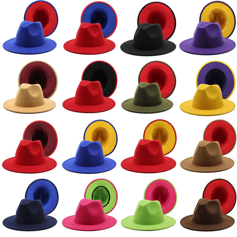Jazz Formal Hat Lady Felt Fedora Hats fashion Patchwork wide Brim caps Unisex Trilby Chapeau for Men Women, Pls remark
Jazz Formal Hat Lady Felt Fedora Hats fashion Patchwork wide Brim caps Unisex Trilby Chapeau for Men Women, Pls remark