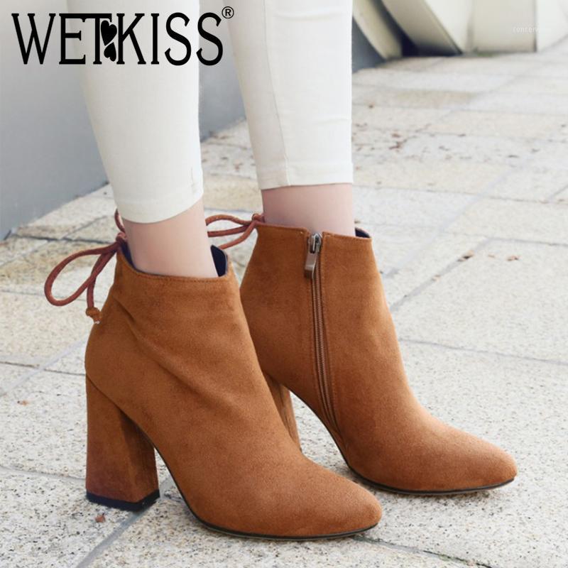 WETKISS 2020 Women Shoes Big Size 34-43 Ankle Boots Elastic Band Stretch Fabric Hoof High Heel Fashion Women Party Shoes1, Khaki
WETKISS 2020 Women Shoes Big Size 34-43 Ankle Boots Elastic Band Stretch Fabric Hoof High Heel Fashion Women Party Shoes1, Khaki