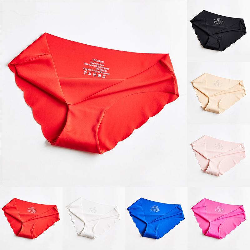 Women Ice Silk Traceless Thongs Lingerie Candy Color Panties Colorful Briefs Female Sexy G-string Ultra-thin Seamless Underwear1, Rose red
Women Ice Silk Traceless Thongs Lingerie Candy Color Panties Colorful Briefs Female Sexy G-string Ultra-thin Seamless Underwear1, Rose red