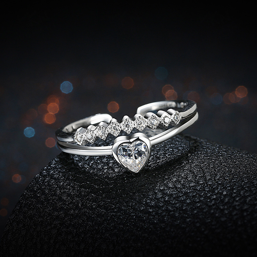 Sterling silver couple ring 2020 heart-shaped micro-inlaid zircon open ring wedding proposal ring anniversary gift new
Sterling silver couple ring 2020 heart-shaped micro-inlaid zircon open ring wedding proposal ring anniversary gift new