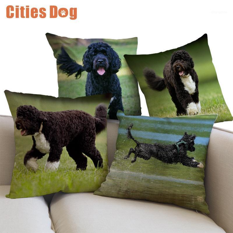 Decorative Cushion Animal Dog Pillows case cojines linen Portuguese Water Dog 45x45cm throw Car covers sofa Pillow Cushions cove1
Decorative Cushion Animal Dog Pillows case cojines linen Portuguese Water Dog 45x45cm throw Car covers sofa Pillow Cushions cove1