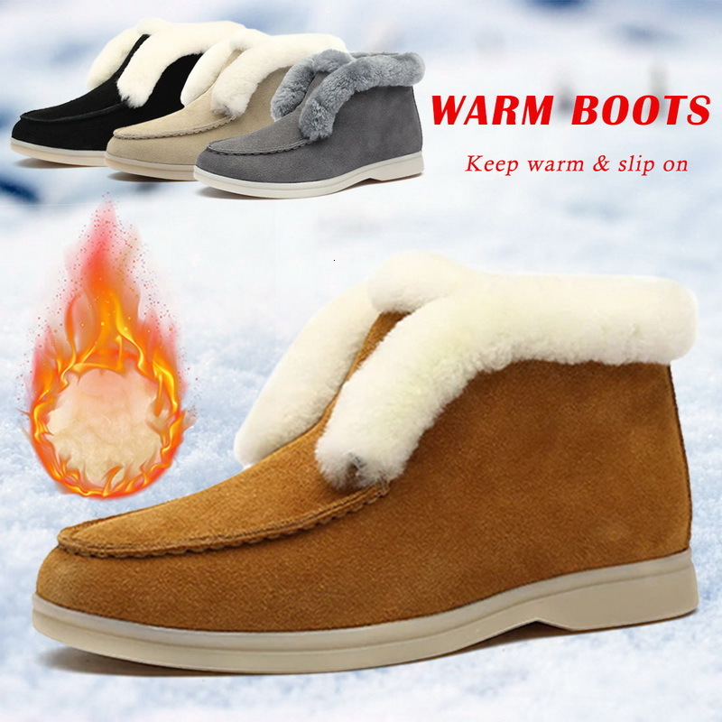 2021 New Women Winter Cotton High Top Fur Soft Warm Slip-on Ffy Snow Shoes Outdoor Comfortable Flat Female Footwear Pekp, Beige
2021 New Women Winter Cotton High Top Fur Soft Warm Slip-on Ffy Snow Shoes Outdoor Comfortable Flat Female Footwear Pekp, Beige