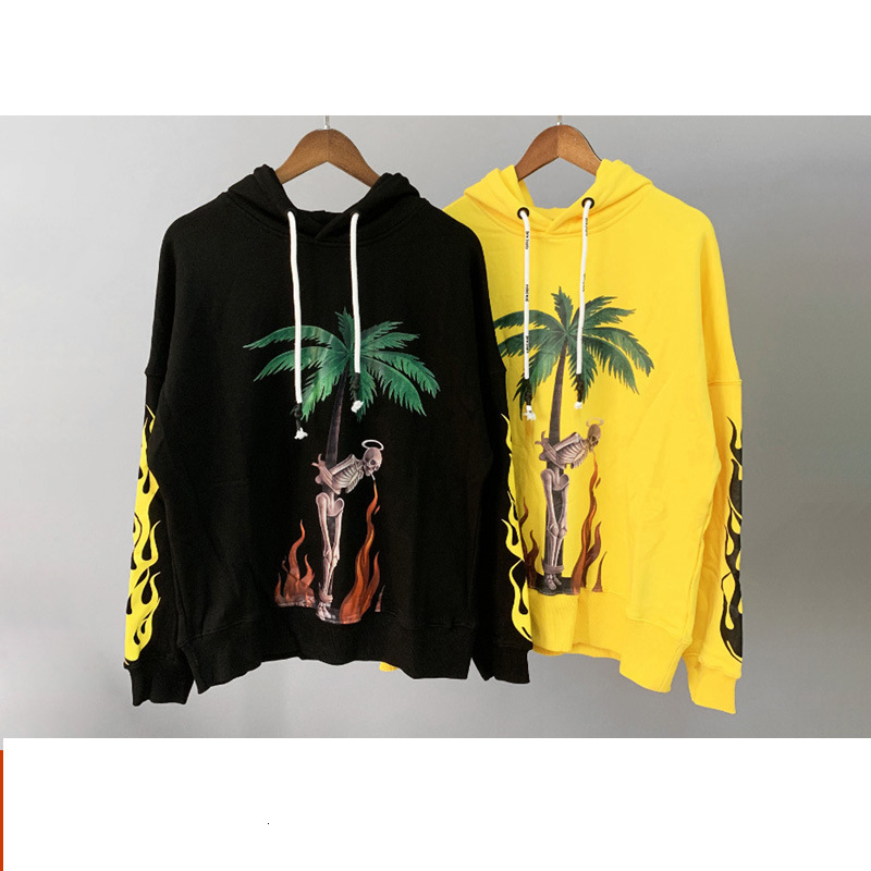 Meichao Palm Hoodie Pa Angels, Black