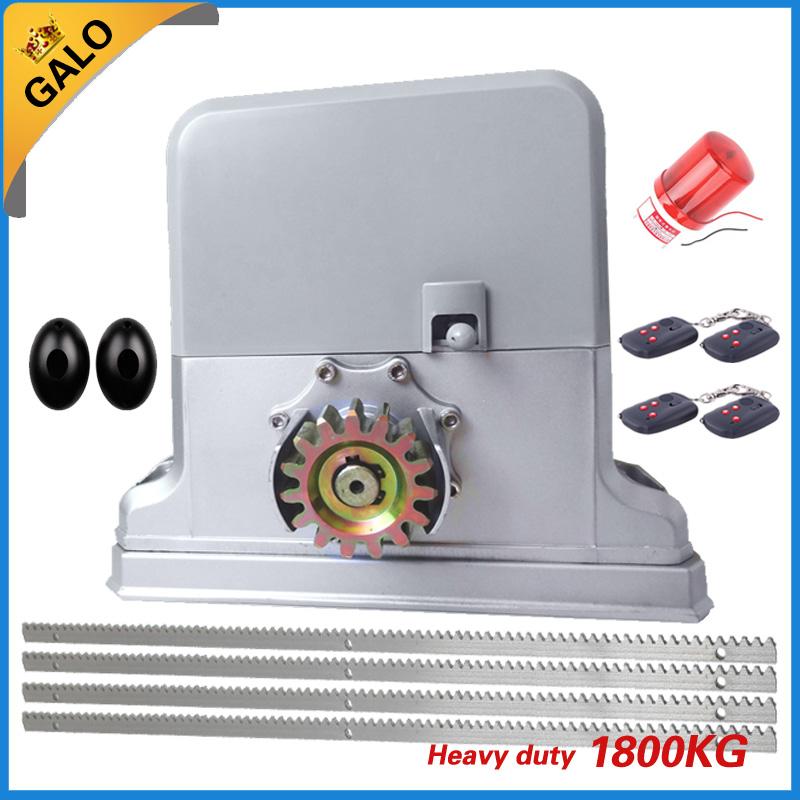Heavy duty 1200-1800kg electric sliding gate motors/automatic gate opener engine 4m or 5m or 6m racks with 1photocell 1lamp
Heavy duty 1200-1800kg electric sliding gate motors/automatic gate opener engine 4m or 5m or 6m racks with 1photocell 1lamp