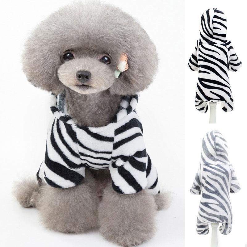 2021 Pet Clothes Autumn Winter Warm Soft New Dog Transformation Small Dog Clothes Zebra Stripes Four-legged Fleece Swearshirt, Black
2021 Pet Clothes Autumn Winter Warm Soft New Dog Transformation Small Dog Clothes Zebra Stripes Four-legged Fleece Swearshirt, Black