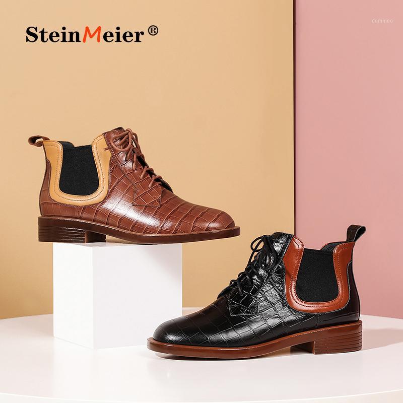 Women Genuine leather Ankle Boots Motorcycle Fur Boots Winter Leather Flat heel short laces shoes 20201, Brown
Women Genuine leather Ankle Boots Motorcycle Fur Boots Winter Leather Flat heel short laces shoes 20201, Brown