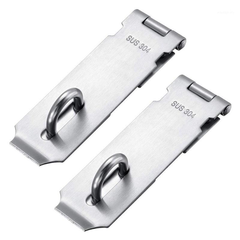 Padlock Hasp Staple 2 Pack Heavy Duty Safety Door Clasp Gate Lock Latch,SUS304 Stainless Steel Brushed Finish Padlock Clasp Shed1
Padlock Hasp Staple 2 Pack Heavy Duty Safety Door Clasp Gate Lock Latch,SUS304 Stainless Steel Brushed Finish Padlock Clasp Shed1