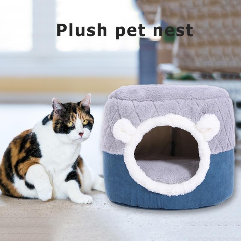 Cat Bed House Soft Plush Kennel Puppy Cushion Small Dogs Cats Nest Winter Warm Sleeping Pet Dog Bed Pet Mat Supplies
Cat Bed House Soft Plush Kennel Puppy Cushion Small Dogs Cats Nest Winter Warm Sleeping Pet Dog Bed Pet Mat Supplies