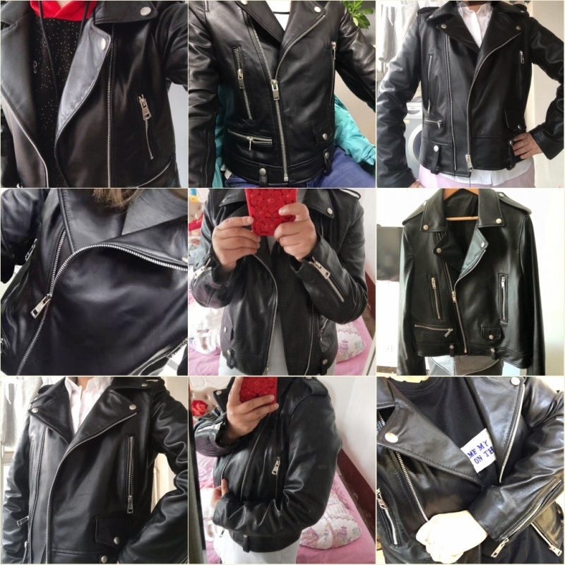 Women Plus Size Sheepskin Genuine Leather Jackets Autumn Slim Motorcycle Biker Jacket Ladies Real Leather Coats Chaqueta Mujer 201028