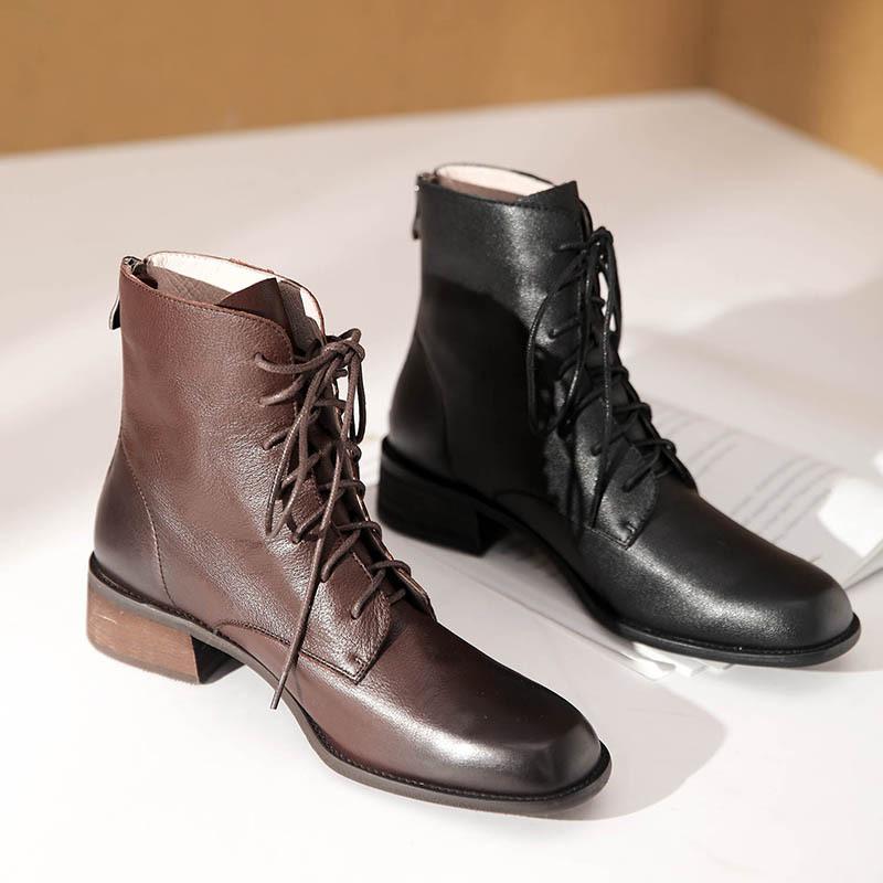 Bright2021 British Style Fall / Winter New Thi Heeled Motorcycle Women's Medium and Short Boots, Black velvet
Bright2021 British Style Fall / Winter New Thi Heeled Motorcycle Women's Medium and Short Boots, Black velvet